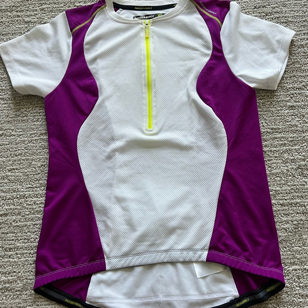 Nishiki Purple Cycling Jersey